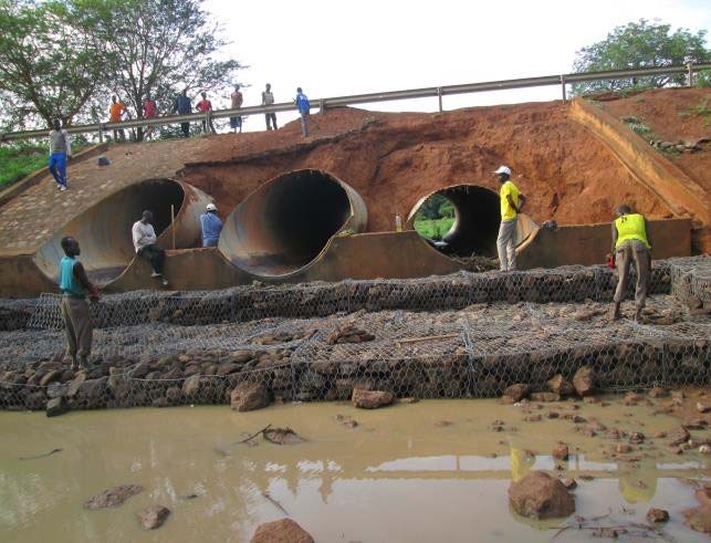 Ferraillage du radier d'un pont